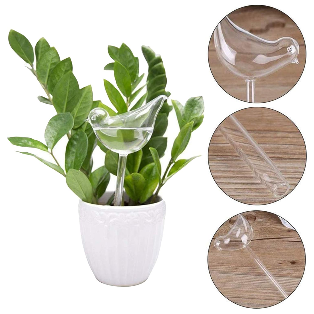 Sbam Design Uccellino in vetro per autoirrigazione