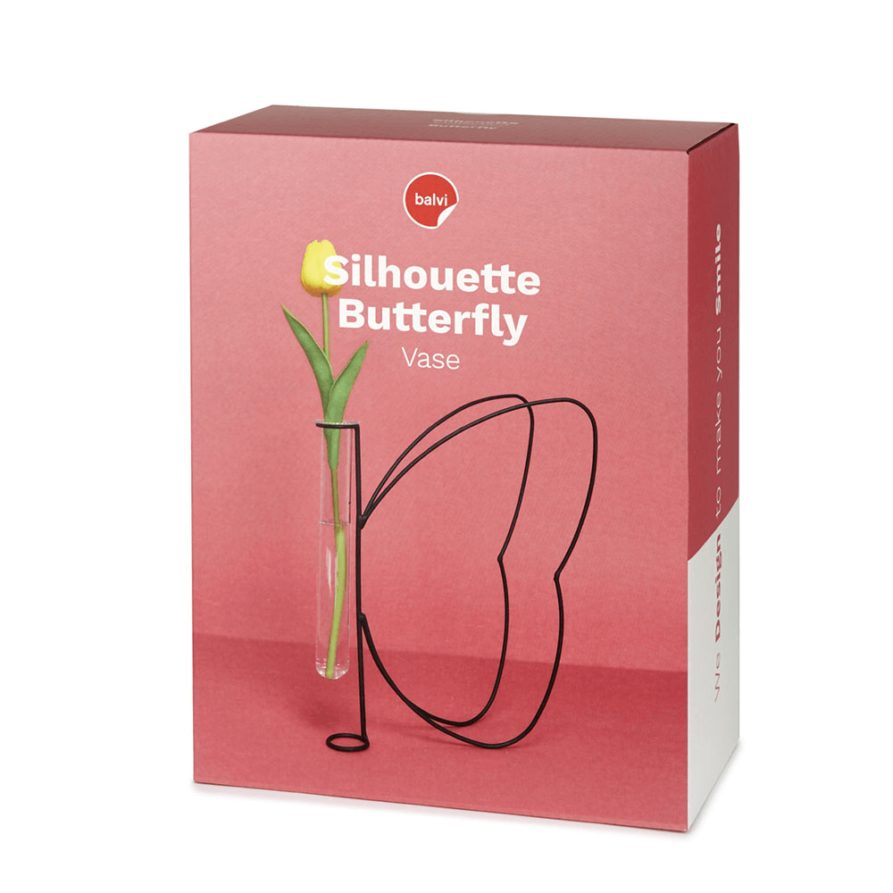 Sbam Design Vaso Butterfly Silhouette