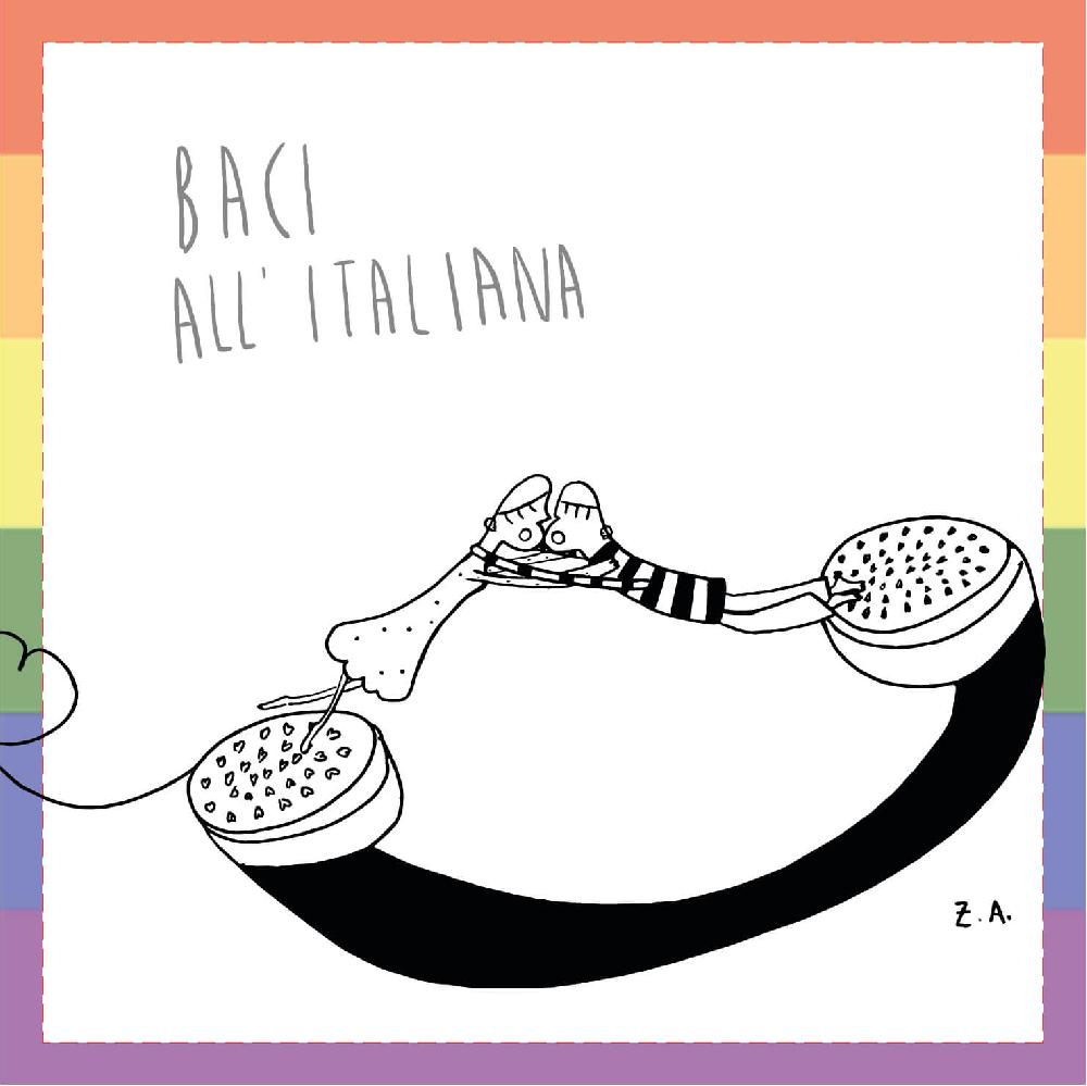 Sbam Design Vassoio Telefono – Baci All’italiana