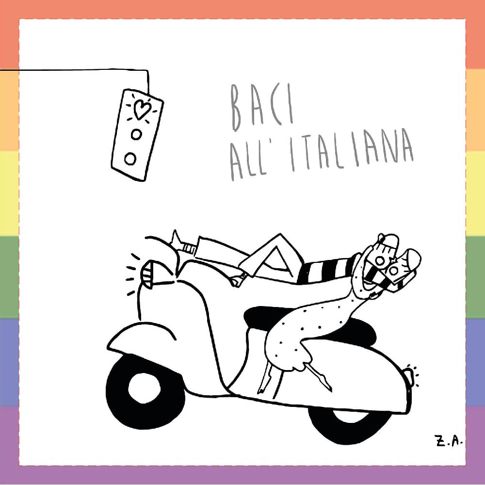 Sbam Design Vassoio Vespa – Baci All’italiana