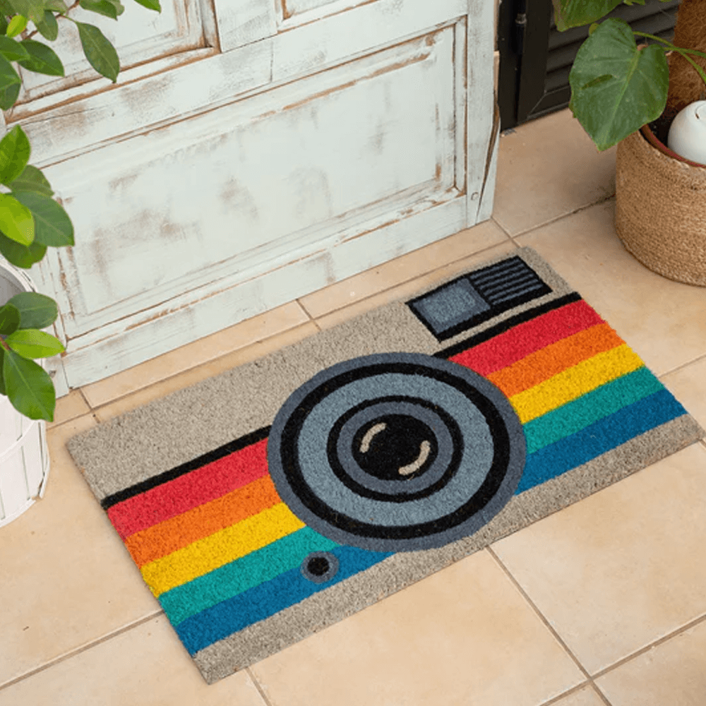 Sbam Design Zerbino Rettangolare – Fotocamera Retrò