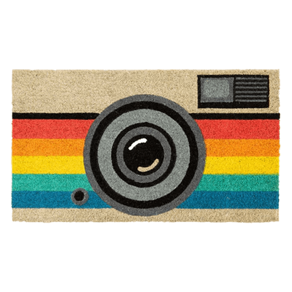 Sbam Design Zerbino rettangolare – Fotocamera retrò