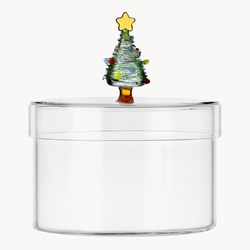 Sbam Design Scatola in vetro Albero di Natale e Stella – Christmas Tales