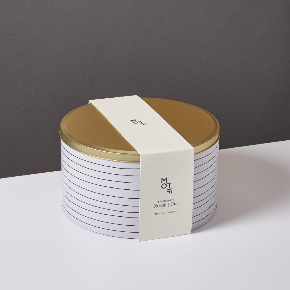 Sbam Design Set 3 Scatole In Latta – Aurorus Collection