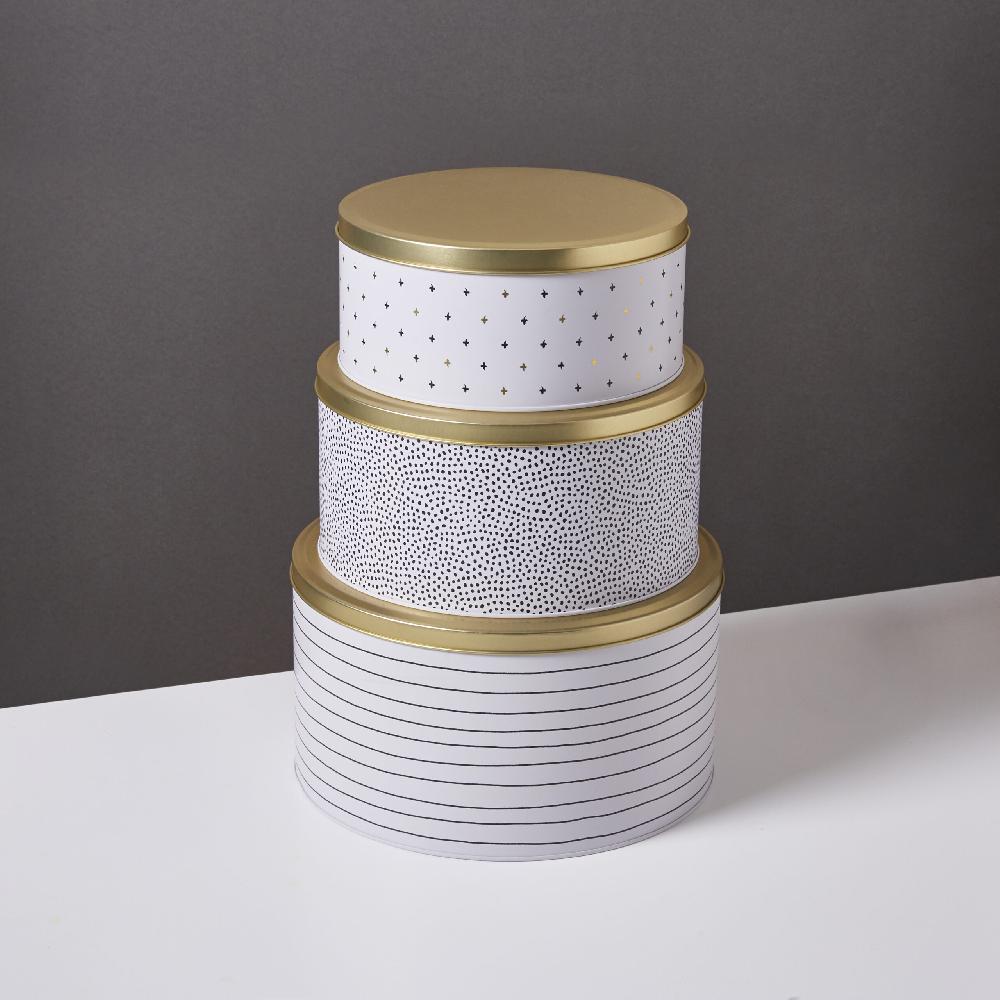 Sbam Design Set 3 scatole in latta – Aurorus Collection
