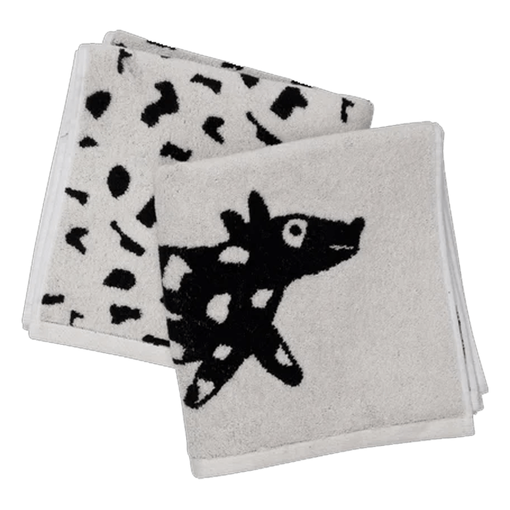 Sbam Design Set di 2 asciugamani in spugna di cotone da bagno – Helen B