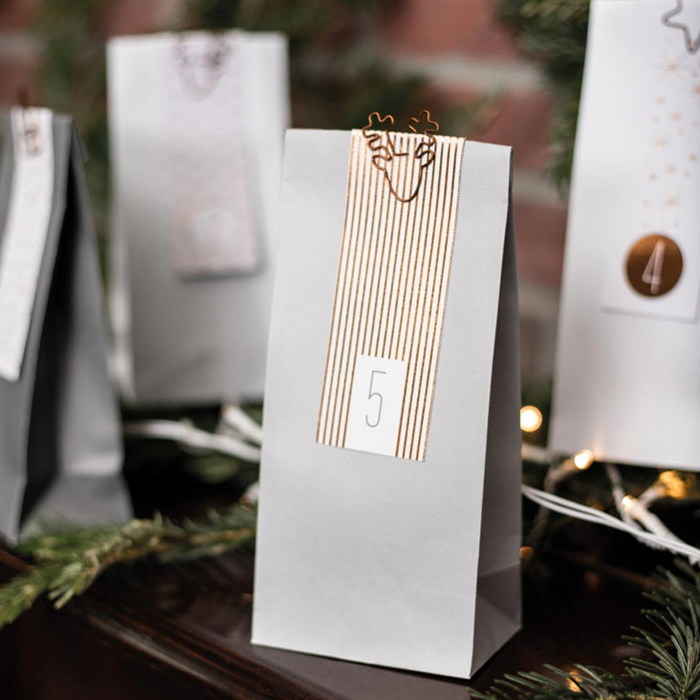 Sbam Design Set Di 24 Sacchettini Calendario Dell’ Avvento