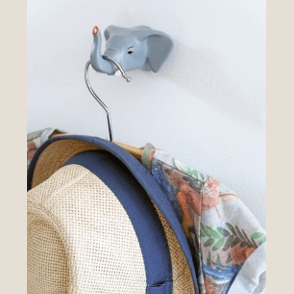 Sbam Design Set Di 3 Appendiabiti Da Parete – Animali Tropicali