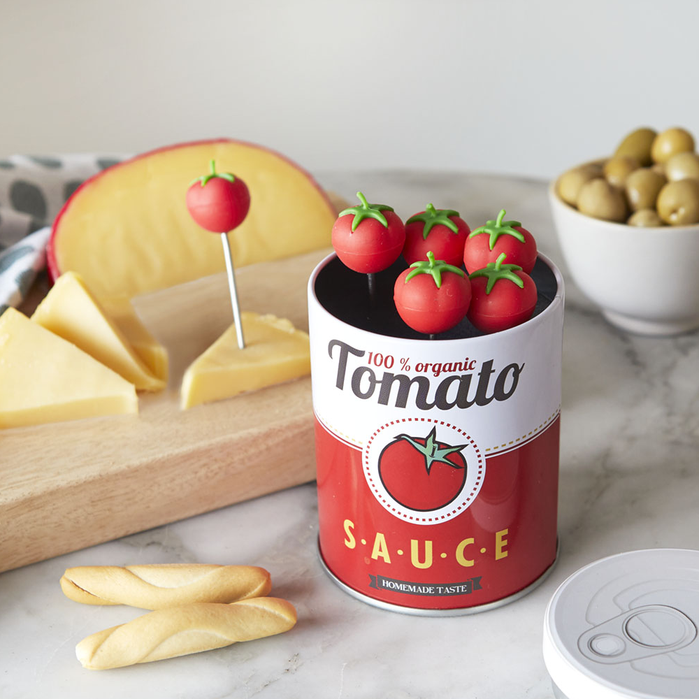 Sbam Design Set Di 6 Forchettine Da Aperitivo – Tomato