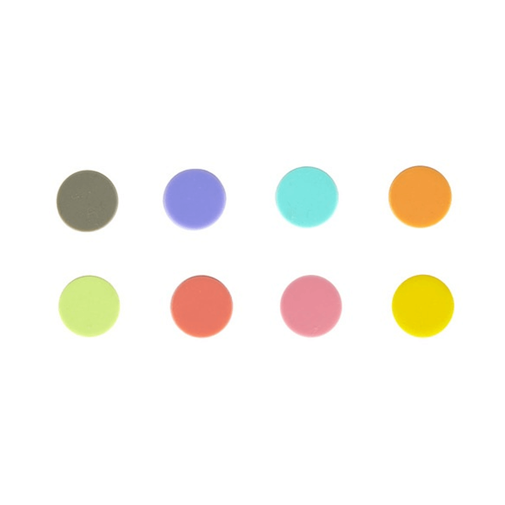 Sbam Design Set Di 8 Stickers Segna Bicchieri – Pois Colorati