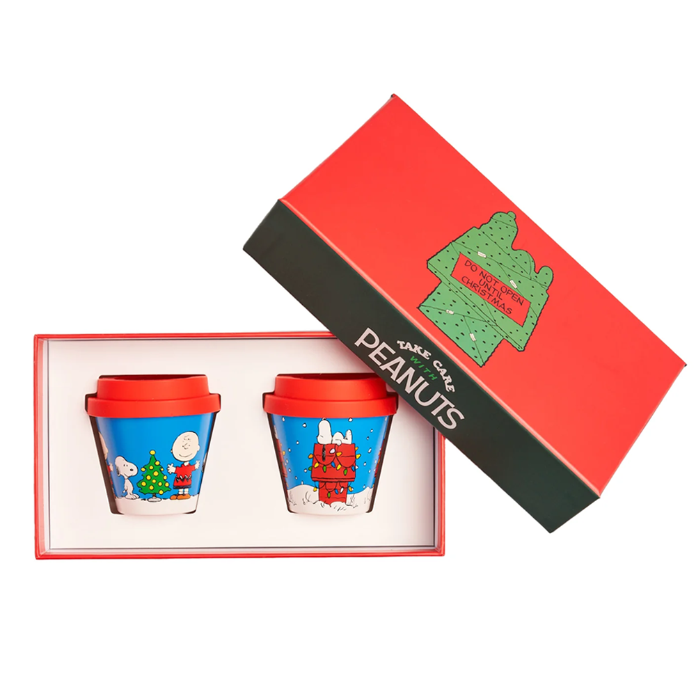 Sbam Design Set due tazzine espresso Snoopy in Recycled Pet