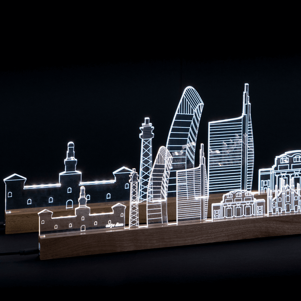 Sbam Design SkyLight MAXI – Lampada In Plexiglas E Legno