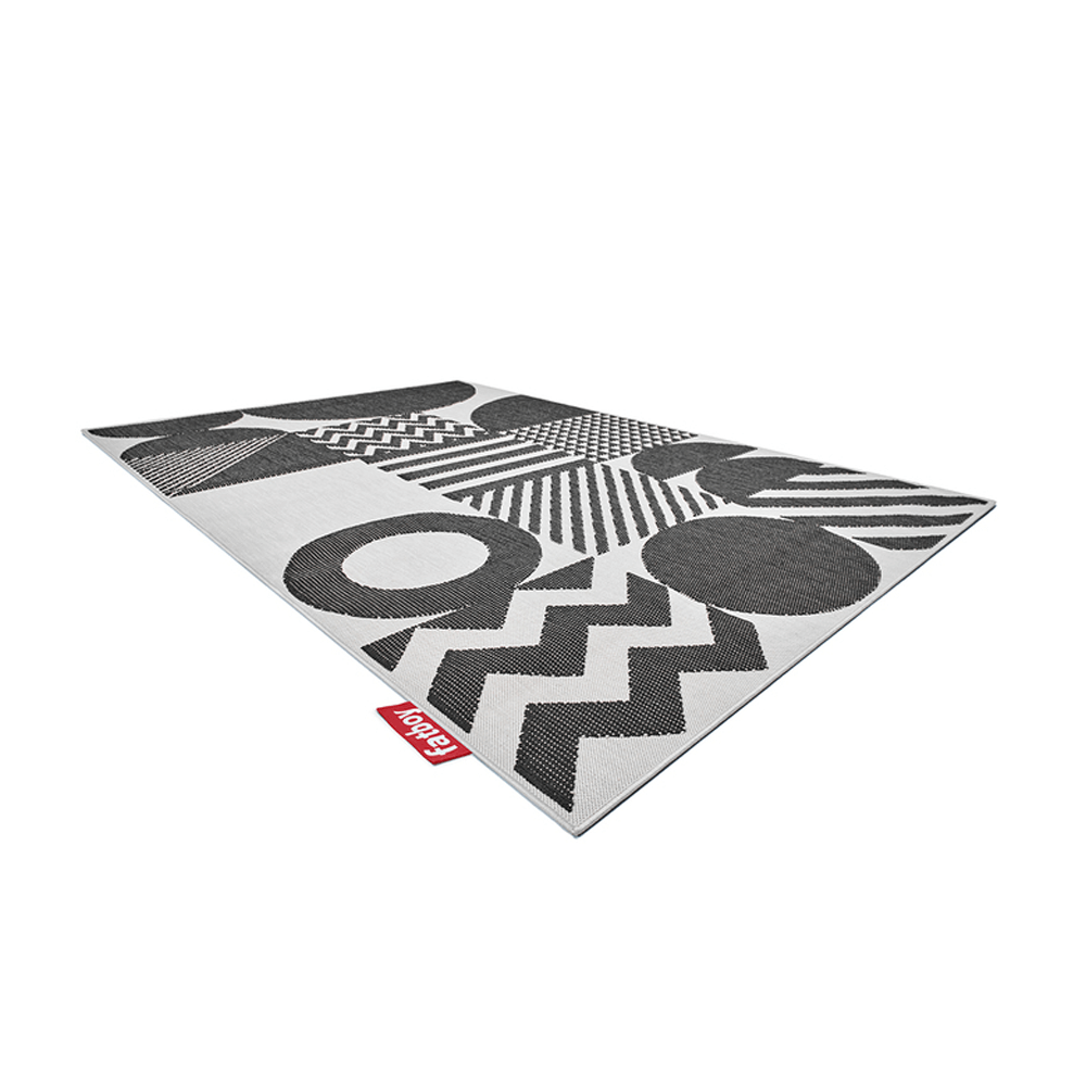 Sbam Design Tappeto Per Esterni Geometrico Nero/bianco