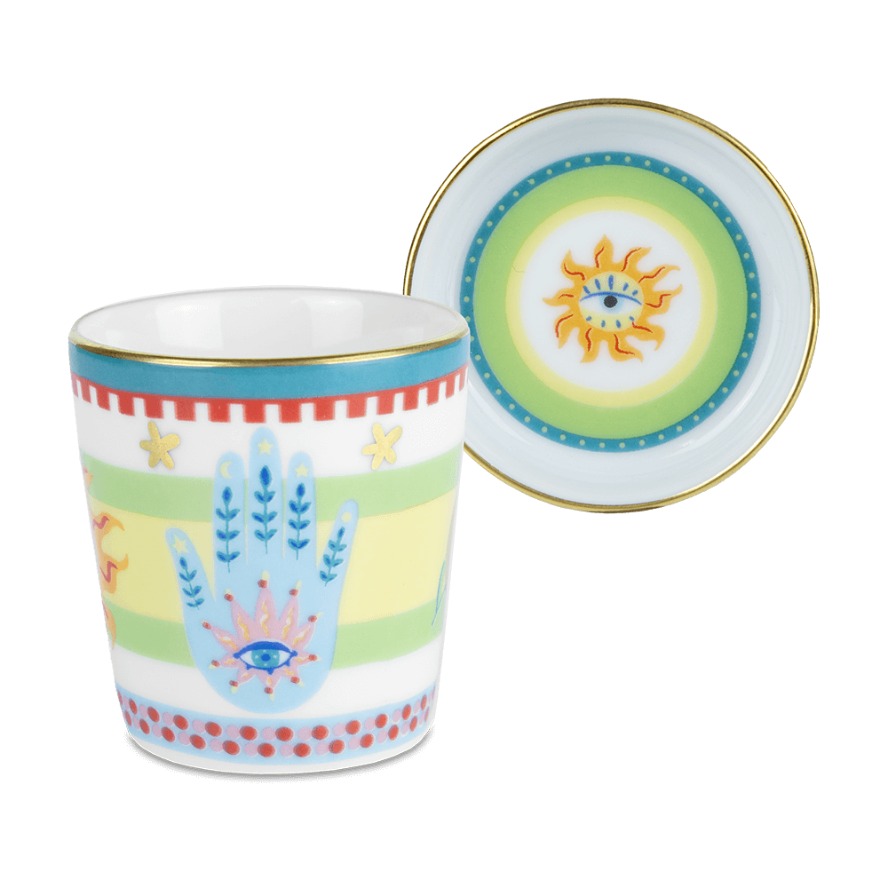 Sbam Design Tazzina Espresso Con Piattino/coperchio