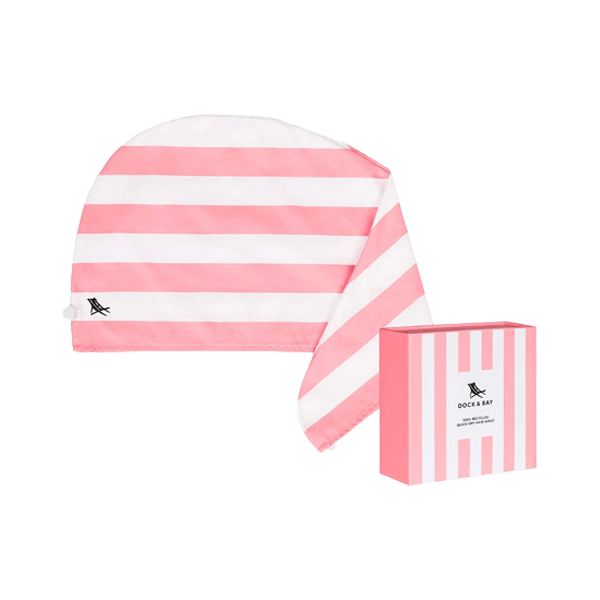 Sbam Design Turbante per capelli – Rigato tinta unita