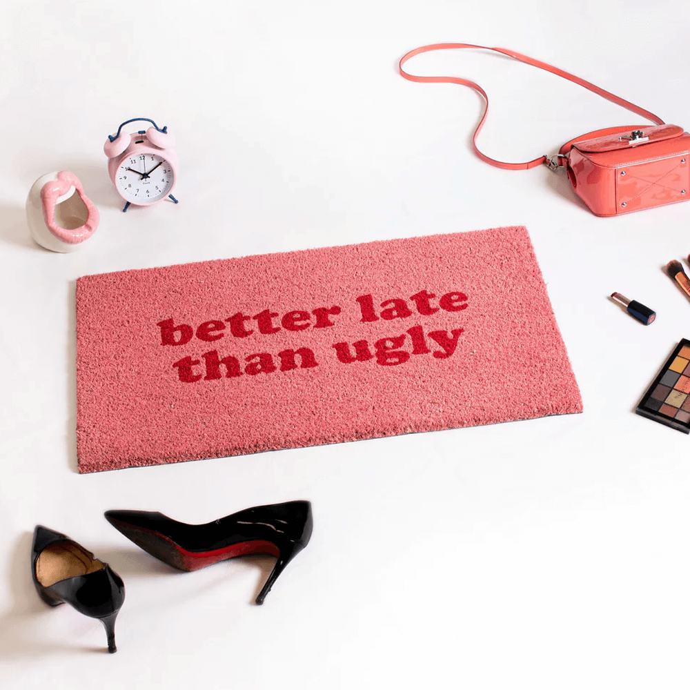 Sbam Design Zerbino Rettangolare – Better Late That Ugly