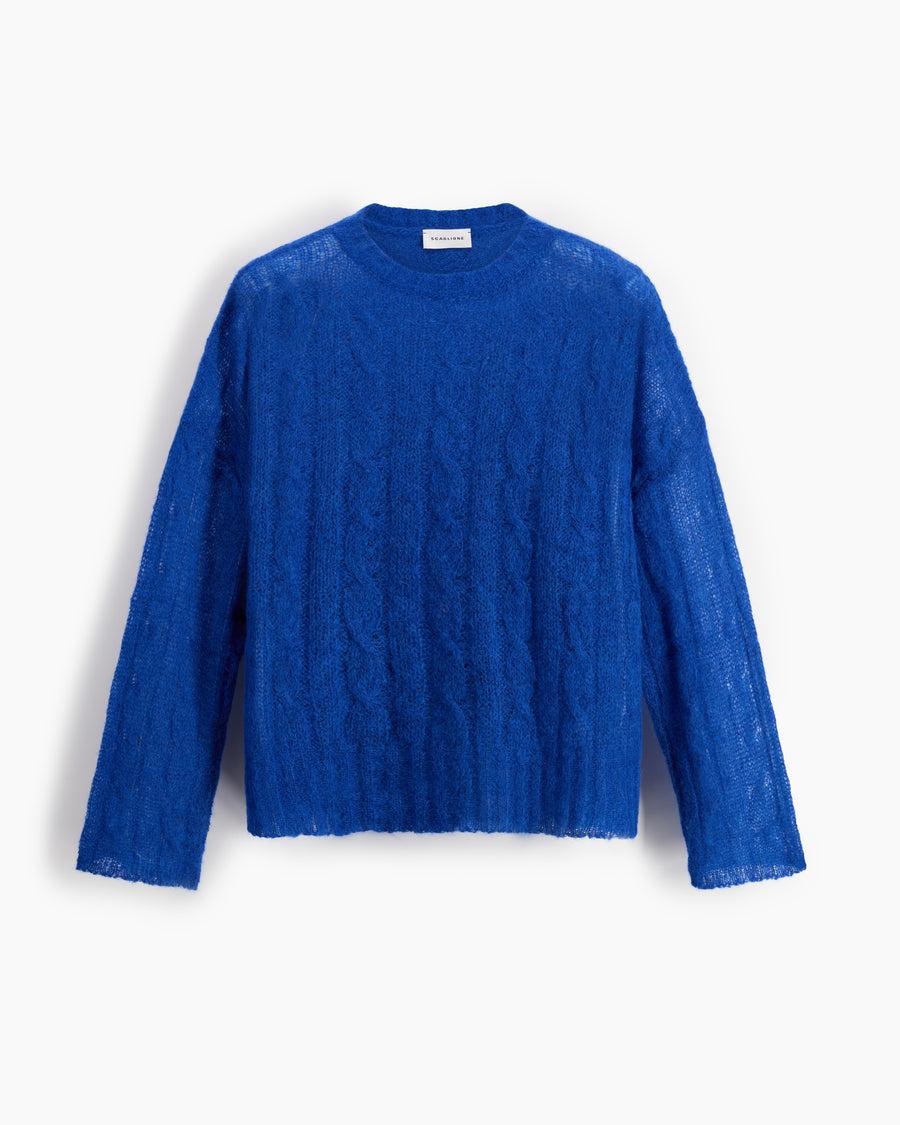 Scaglione ROUND NECK BOXY CABLES ULTRALIGHT LIMONGE