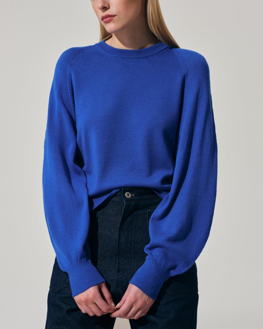 Scaglione ROUND NECK BOXY RAGLAN SEAMLESS MERINO LIMONGES