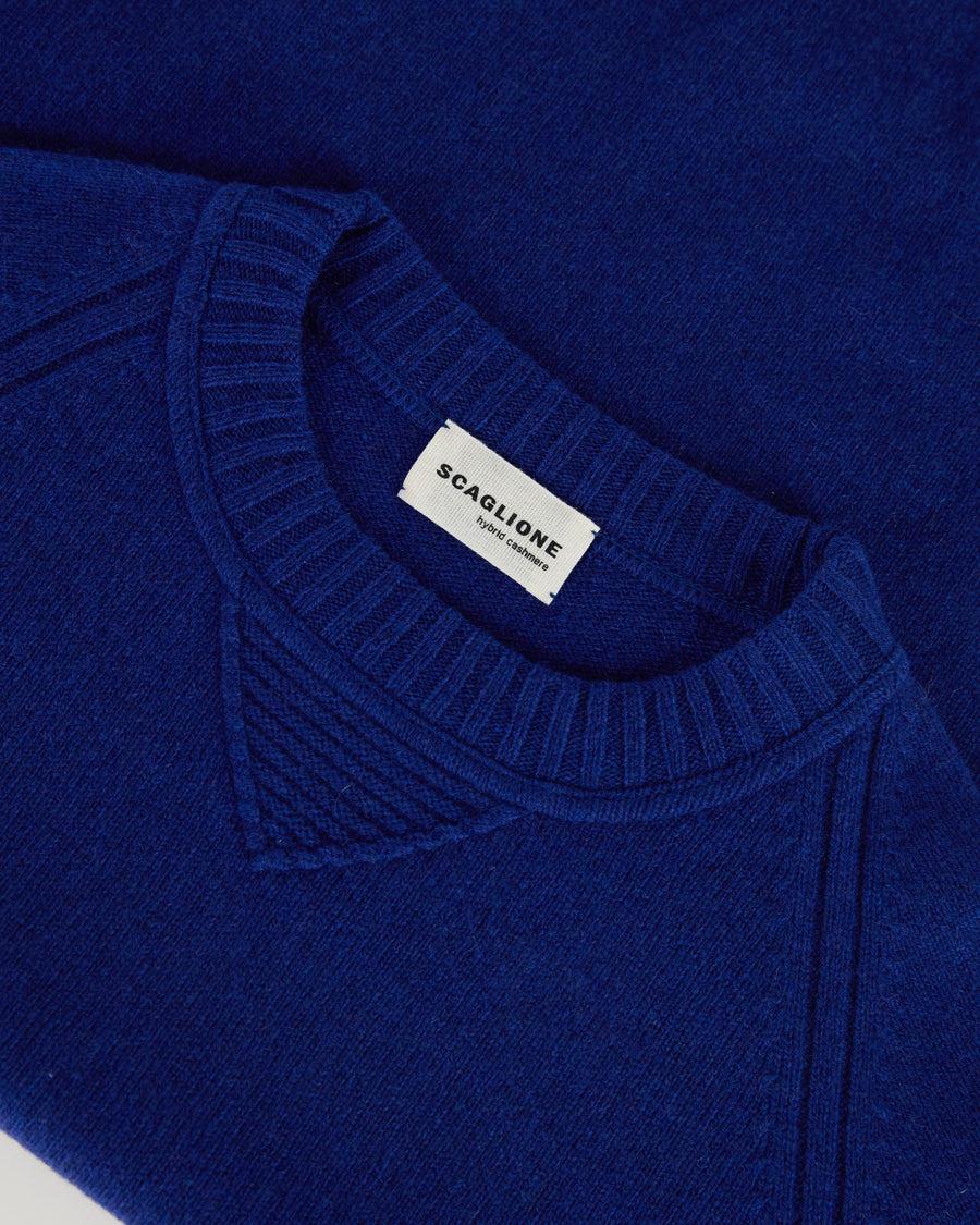 Scaglione ROUND NECK RAGLAN HYBRD CASHMERE LIMONGES