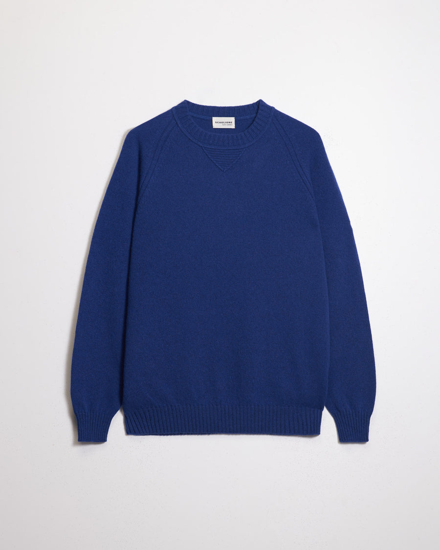 Scaglione ROUND NECK RAGLAN HYBRD CASHMERE LIMONGES