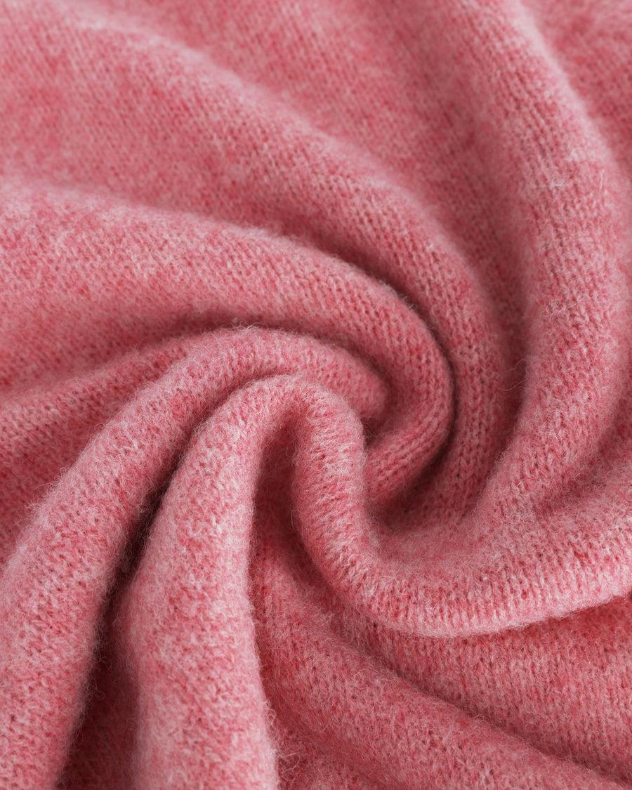 Scaglione ROUND NECK RAGLAN SEAMLESS BRUSHED PALEPINK