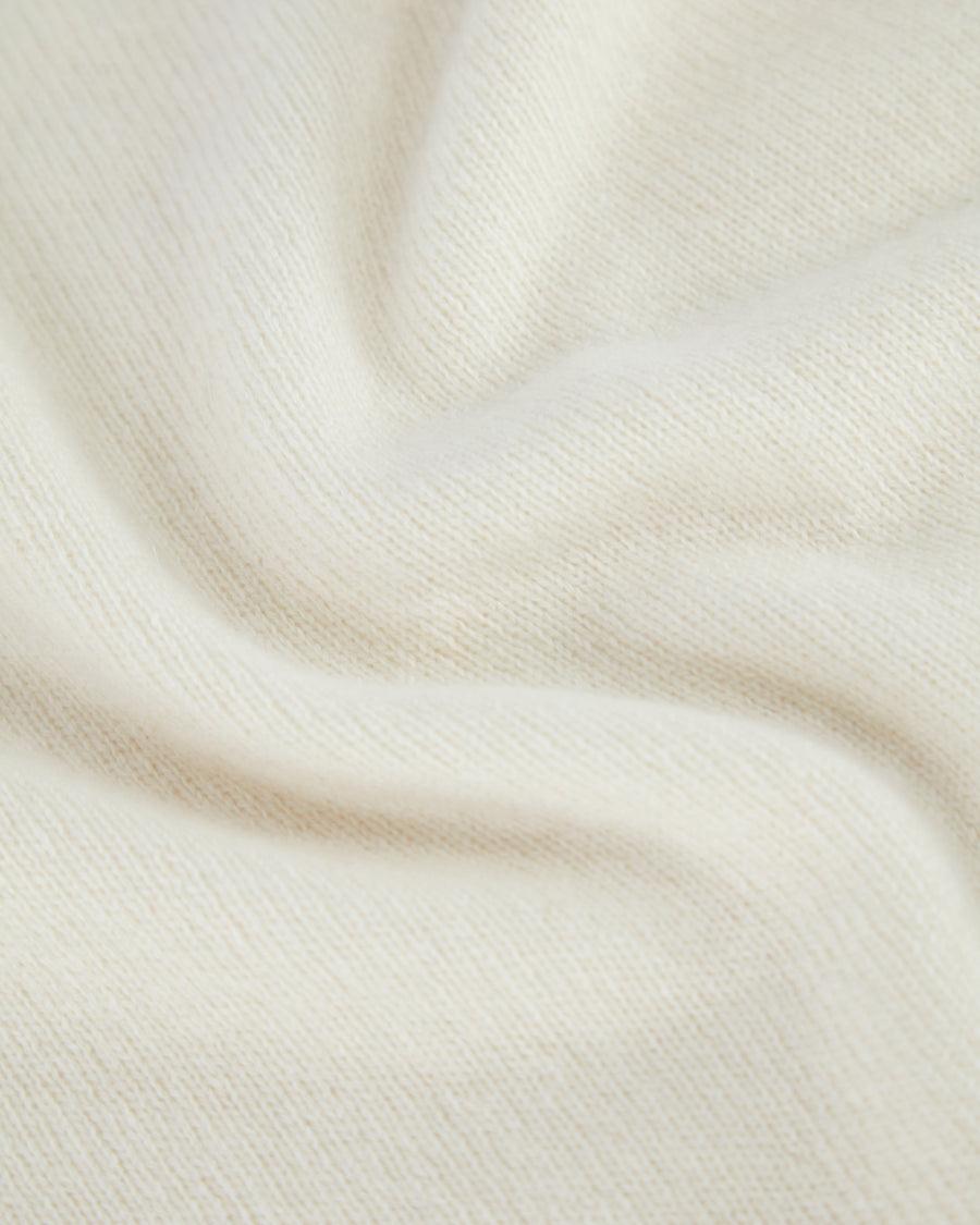 Scaglione ROUND NECK RAGLAN SEAMLESS HYBRID CASHMERE MILK