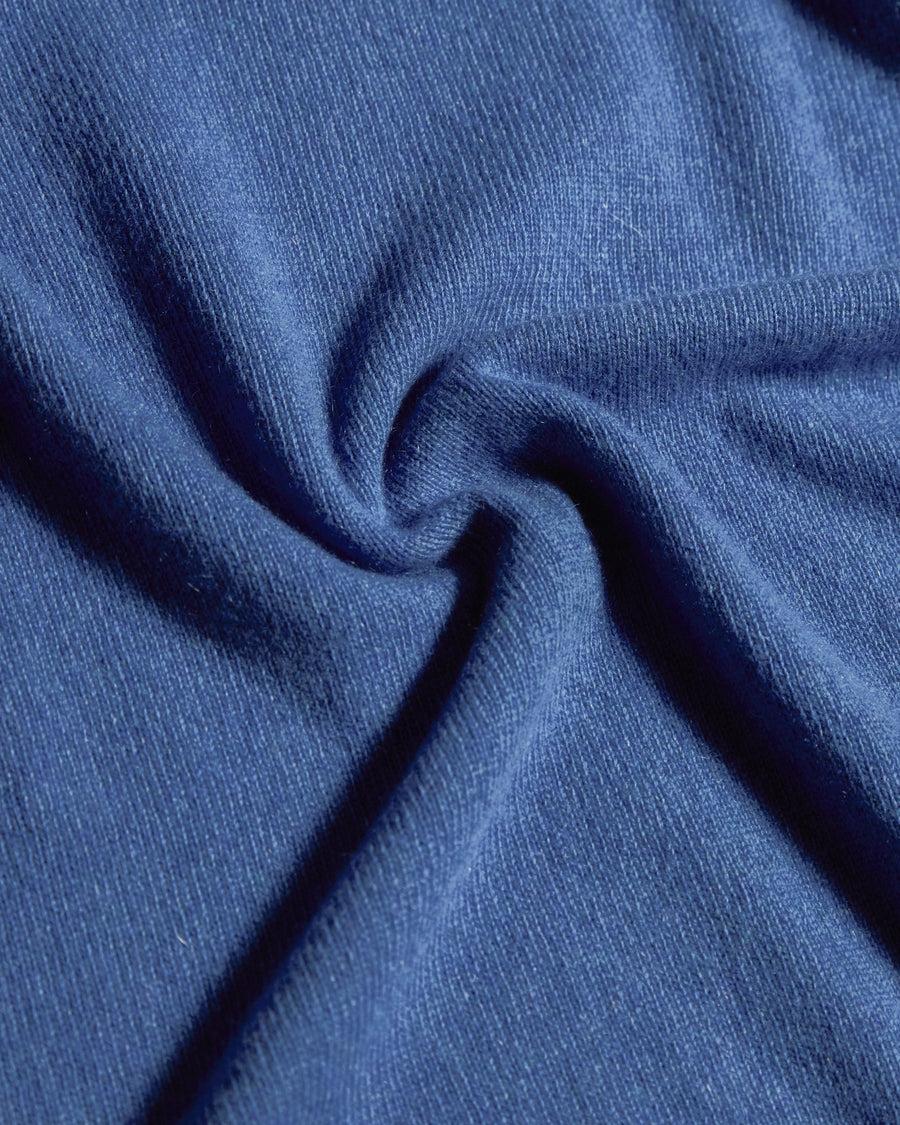 Scaglione ROUND NECK SEAMLESS HYBRD CASHMERE CORNFLOWER
