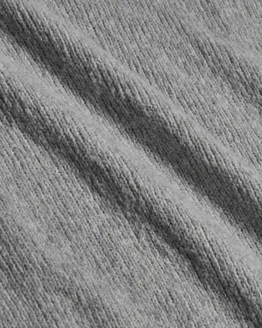 Scaglione ROUND NECK SEAMLESS PUFFED CASHMERE LT GREY