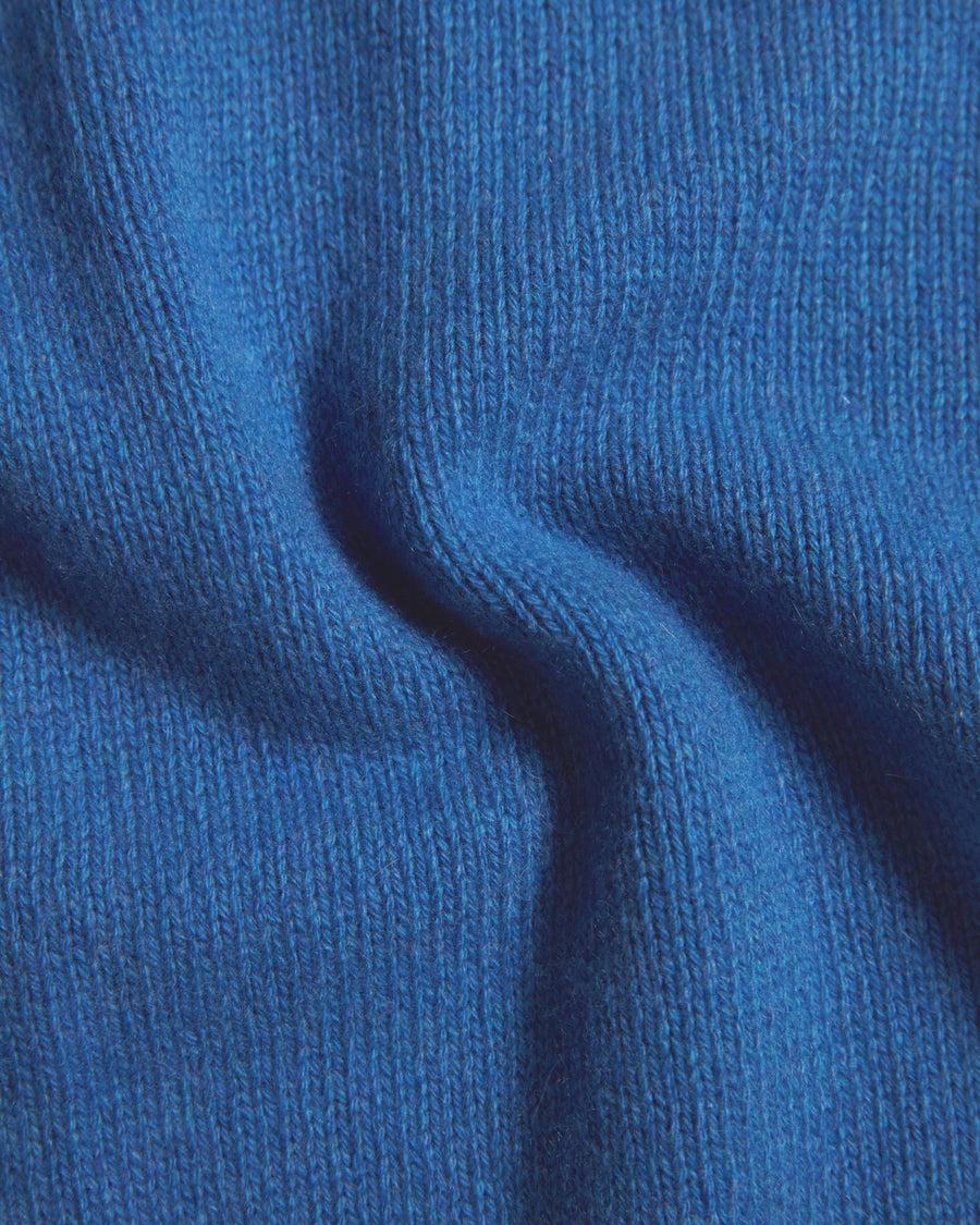 Scaglione ROUND NECK SOFT HYBRID CASHMERE CORNFLOWER