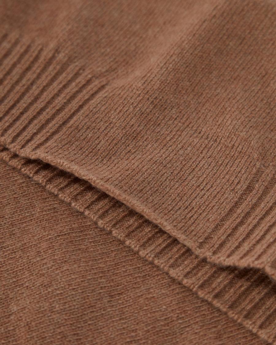 Scaglione ROUNDNECK SEAMLESS HYBRD CASHMERE CASH CARAMEL