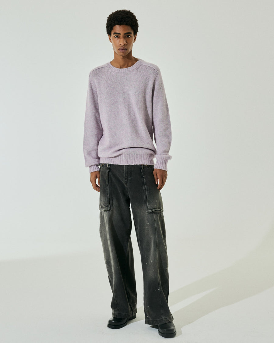 Scaglione ROUNDNECK SHETLY SEAMLESS MARTELLO LTLILAC