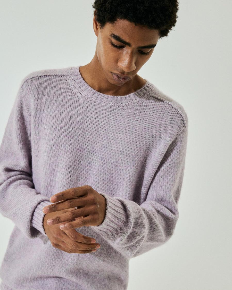 Scaglione ROUNDNECK SHETLY SEAMLESS MARTELLO LTLILAC