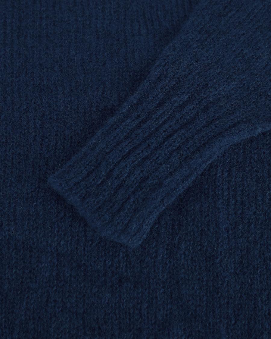 Scaglione BOAT NECK BOXY RAGLAN SEAMLESS NAVY