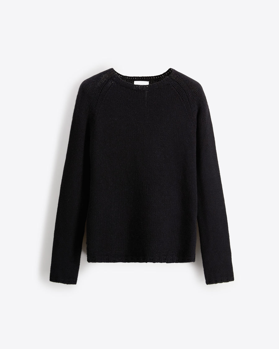 Scaglione BOAT NECK SUPER SOFT BLACK