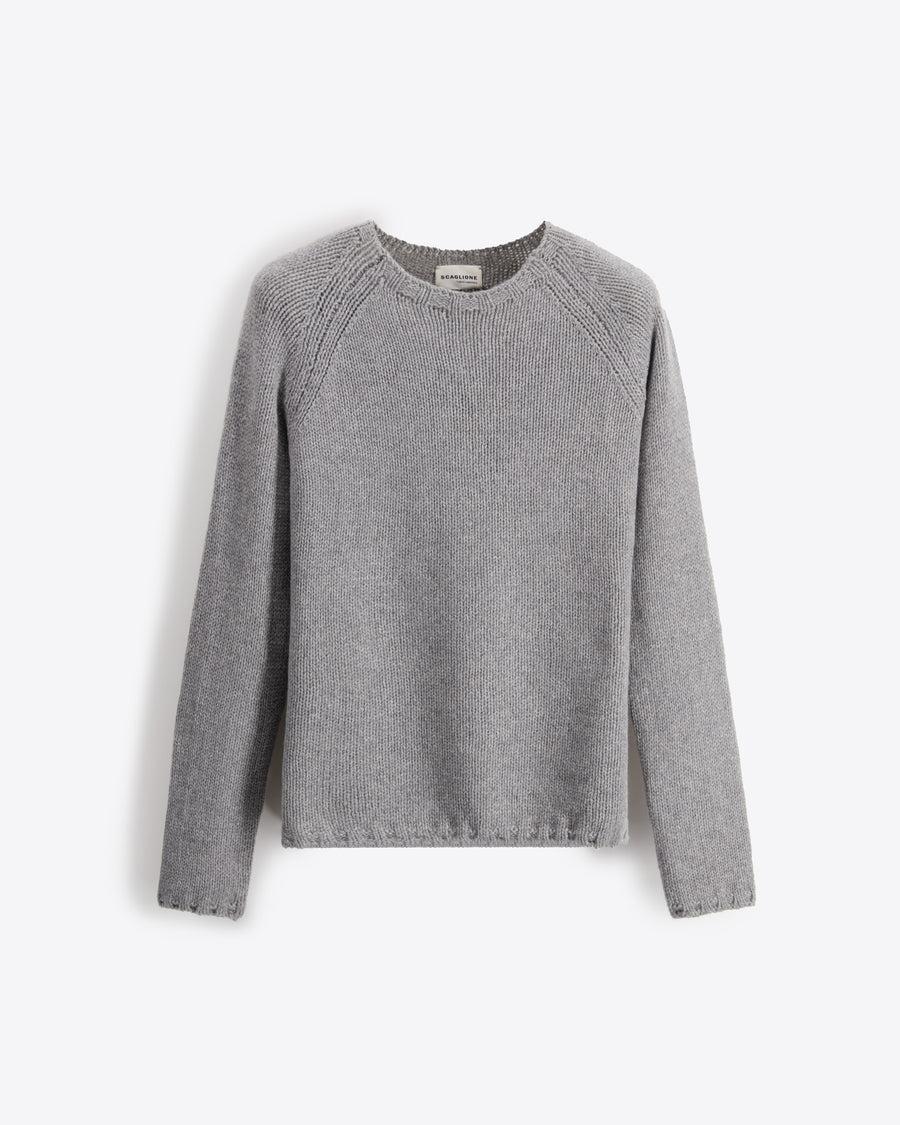 Scaglione BOAT NECK SUPER SOFT GREY
