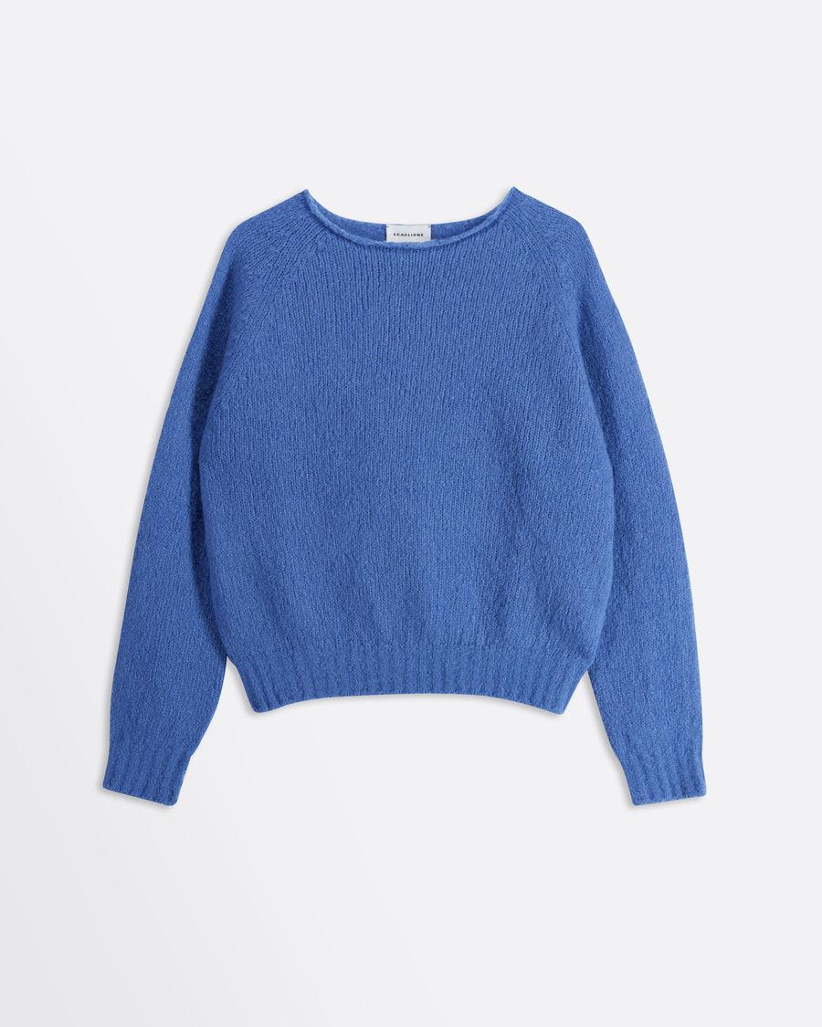 Scaglione BOAT SEAMLESS PUFFED CASHMERE CORNFLOWER