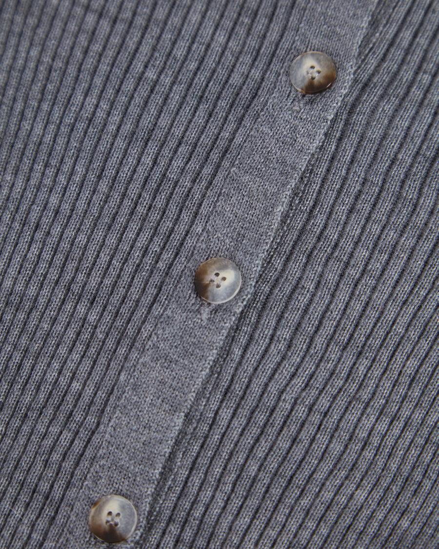 Scaglione CARDIGAN CROP COSTINA FINELUX GREY