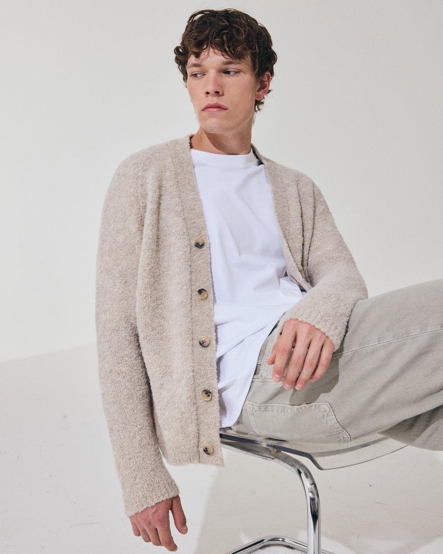 Scaglione CARDIGAN RAGLAN TEDDY BIGE