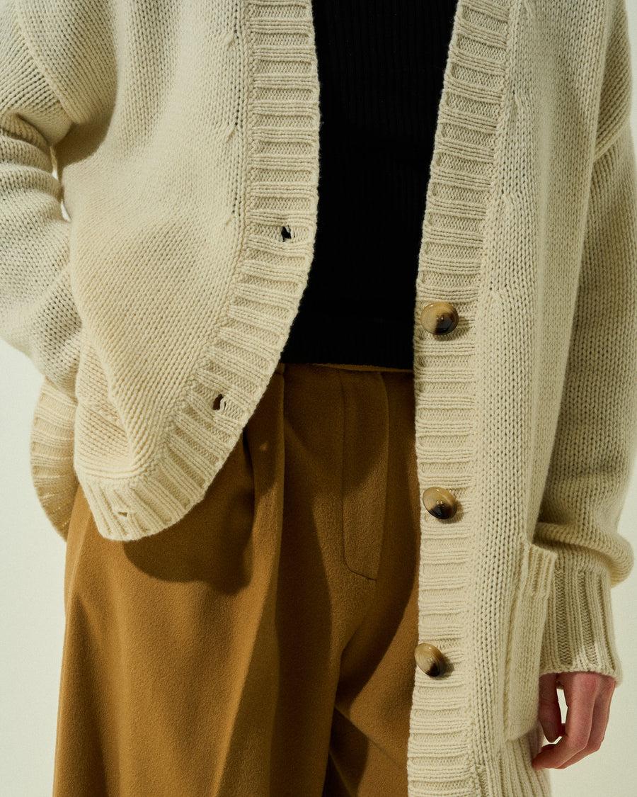 Scaglione CARDIGAN SUPERSOFT HYBRID MILK