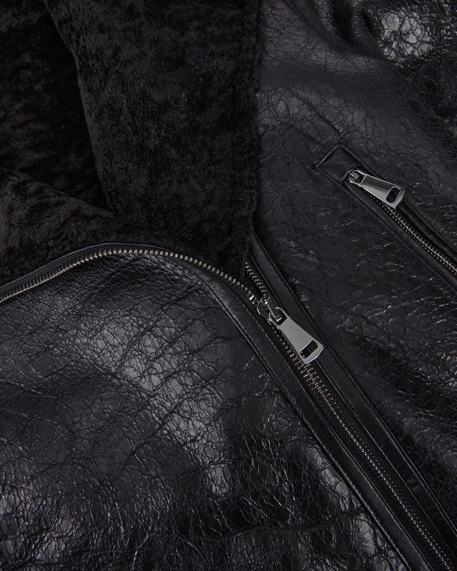 Scaglione CHIODO MONTONE NERO