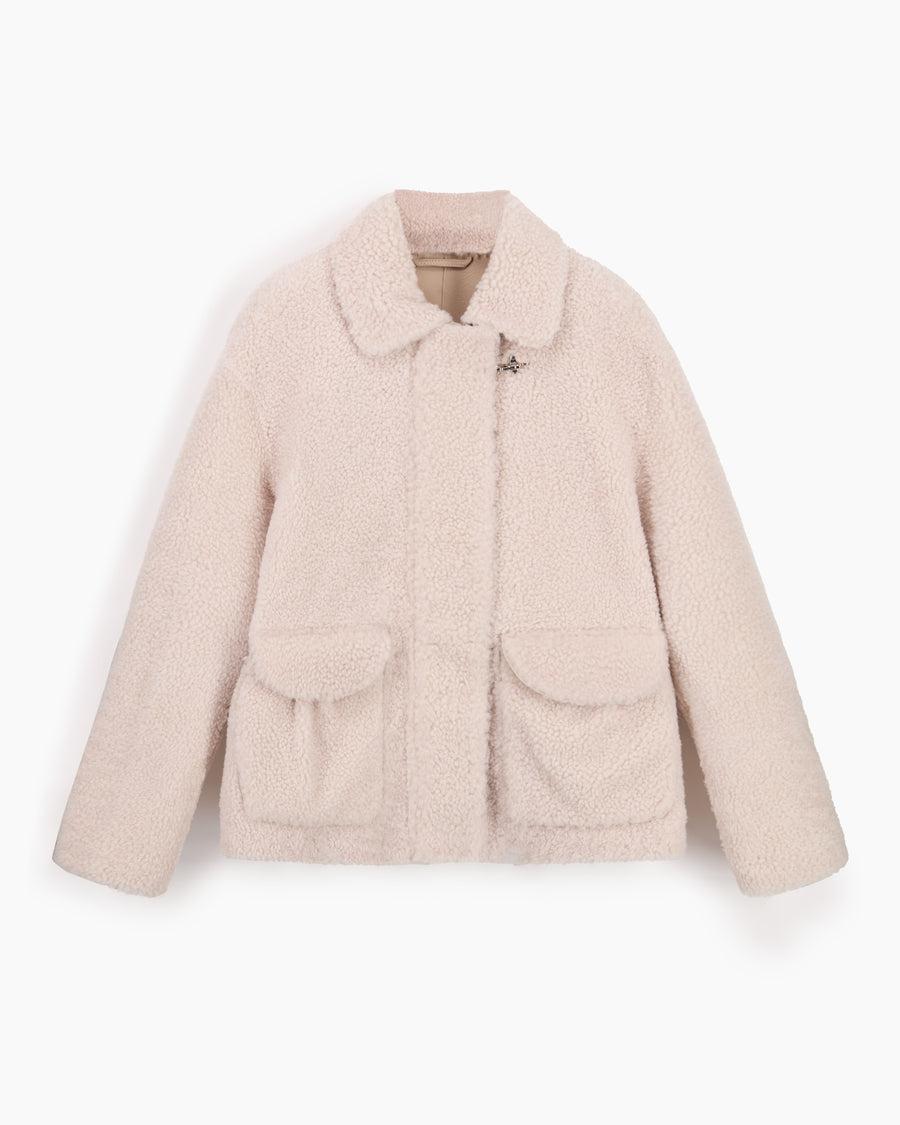 Scaglione GIACCA MONTONE REVERSIBILE CIPRIA