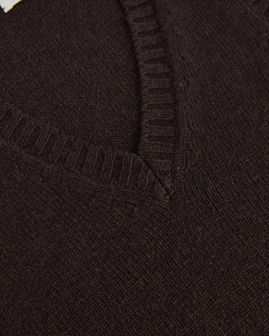 Scaglione GILET SOFT HYBRID CASHMERE EBANO