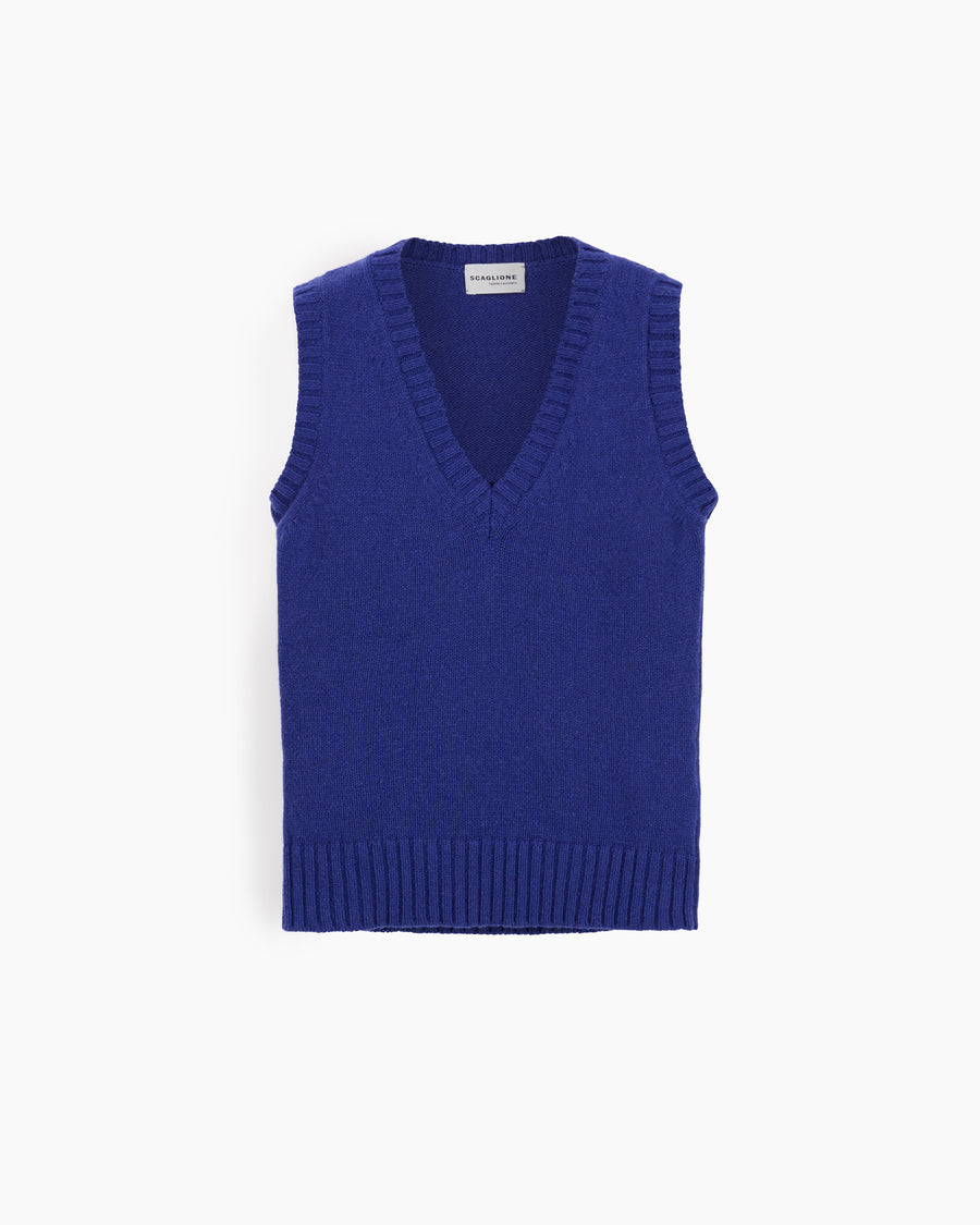 Scaglione GILET SOFT HYBRID CASHMERE LIMONGES