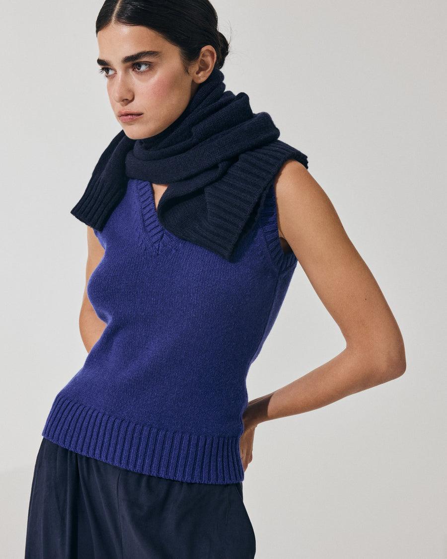 Scaglione GILET SOFT HYBRID CASHMERE LIMONGES
