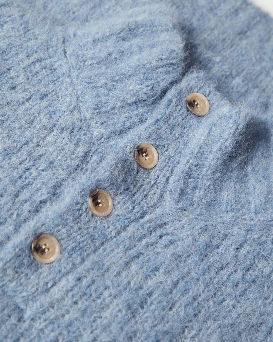 Scaglione HIGH NECK BOTTONI MESSY HAIR CELESTE