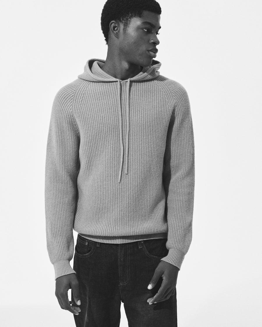 Scaglione HOODIE FISHERMAN MIXCASH MILK