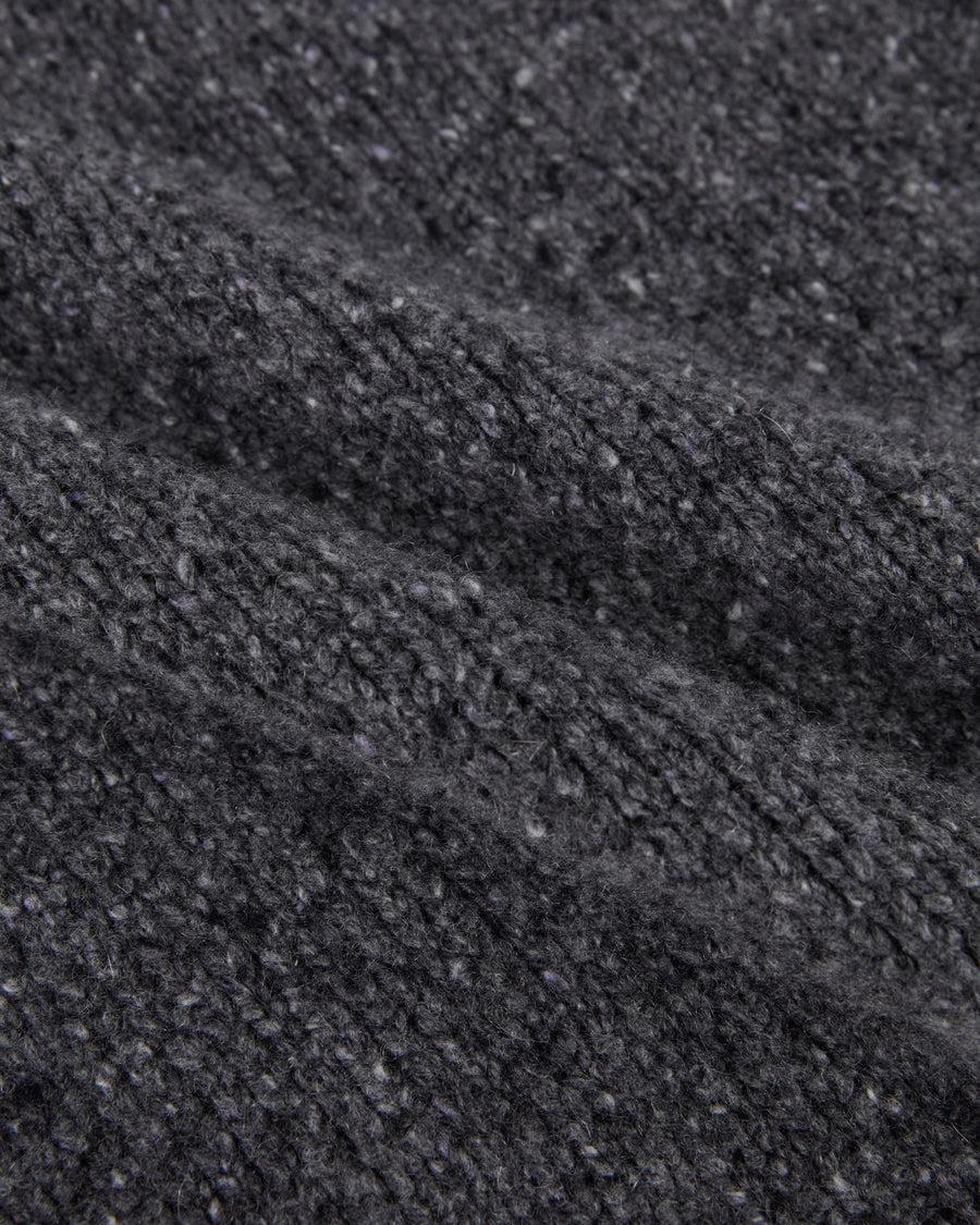 Scaglione MAXI PULL CASHMERE MULINE' BLACK