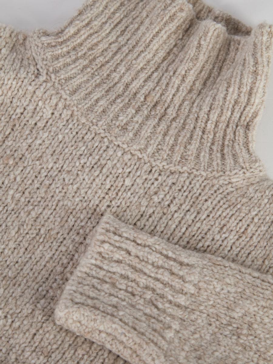 Scaglione MAXI PULL CASHMERE MULINE' SAND