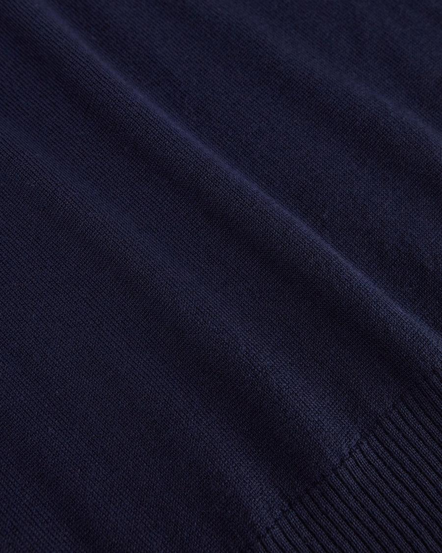 Scaglione MOCK N.RAGLAN SEAMLESS MERINO NAVY
