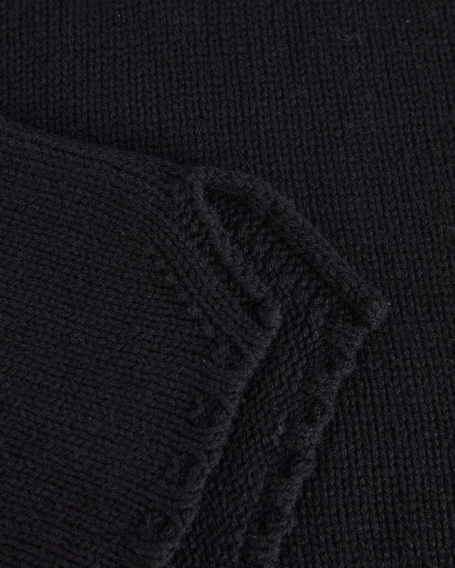 Scaglione MOCK NECK RAGLAN SUPERSOFT BLACK